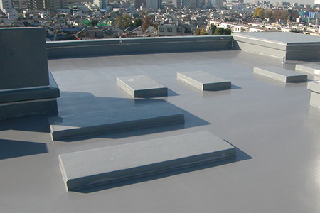 防水工事後の屋上